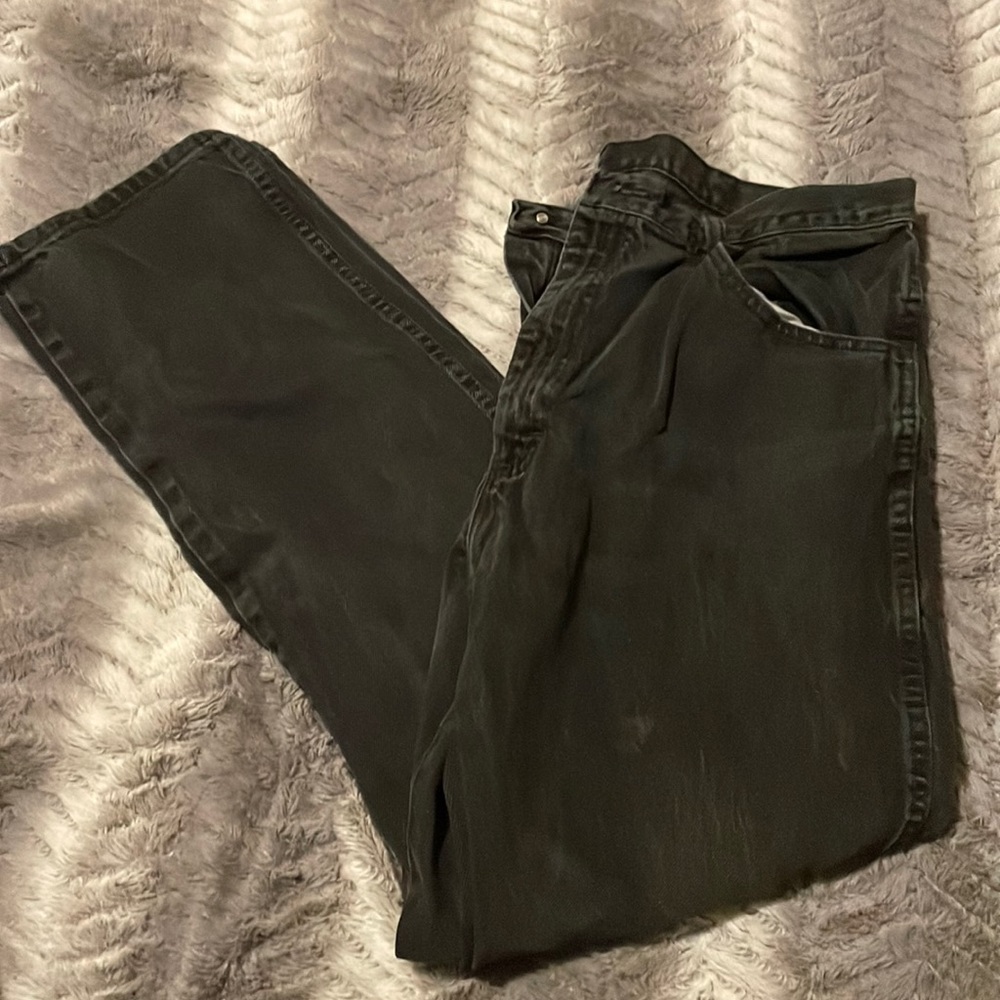 Rustler Black Wash Denim Jeans, (4) 38x32 and (1) 34x32 available!